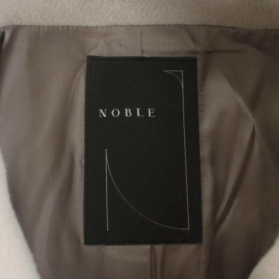 ノーブル NOBLE 22AW リバービーバーステンカラーコート ロング丈