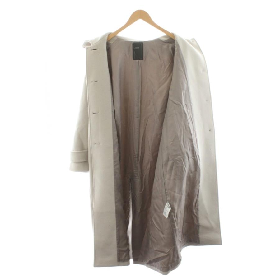 ノーブル NOBLE 22AW リバービーバーステンカラーコート ロング丈