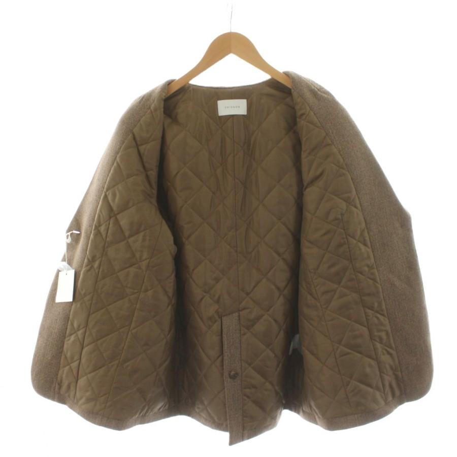 未使用品 シニヨン CHIGNON ツイードウラキルトジャケット テーラード 