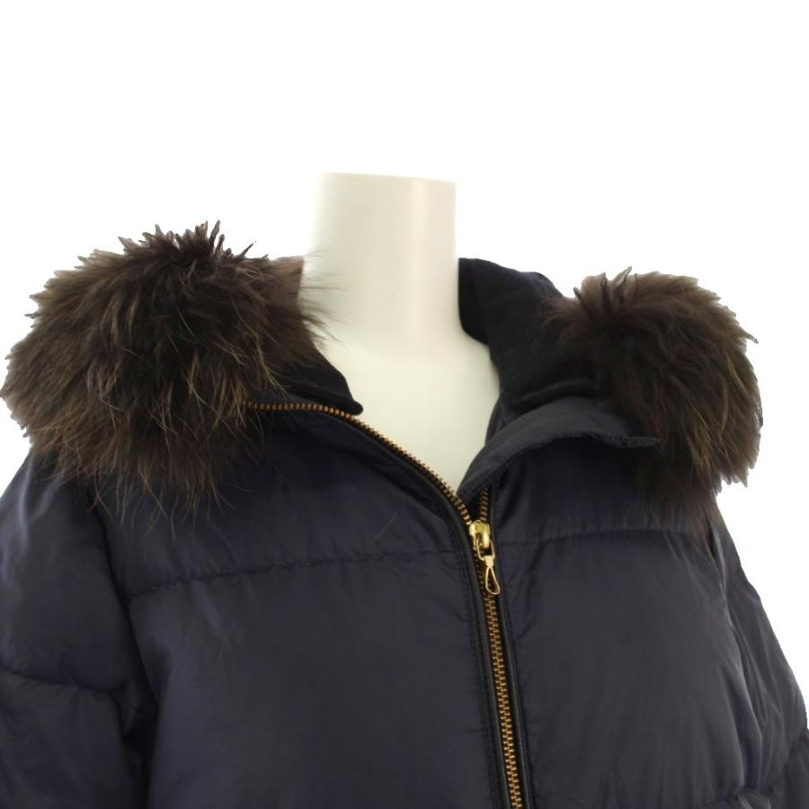 NANO universe（ナノ・ユニバース） 西川ダウン ダウンコート ミドル丈