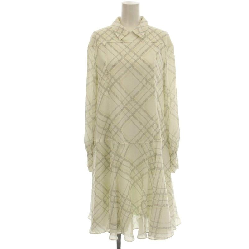 セルフォード CELFORD HANAE MORI 23AW Aラインワンピース チェック