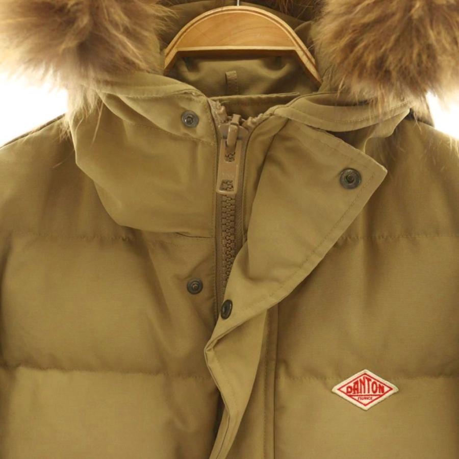 ダントン DANTON FAUX FUR HOODED DOWN JACKET ダウンジャケット