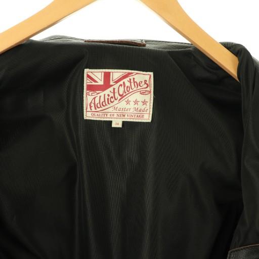 アディクトクローズ ADDICT CLOTHES カウレザー ダブル ライダース