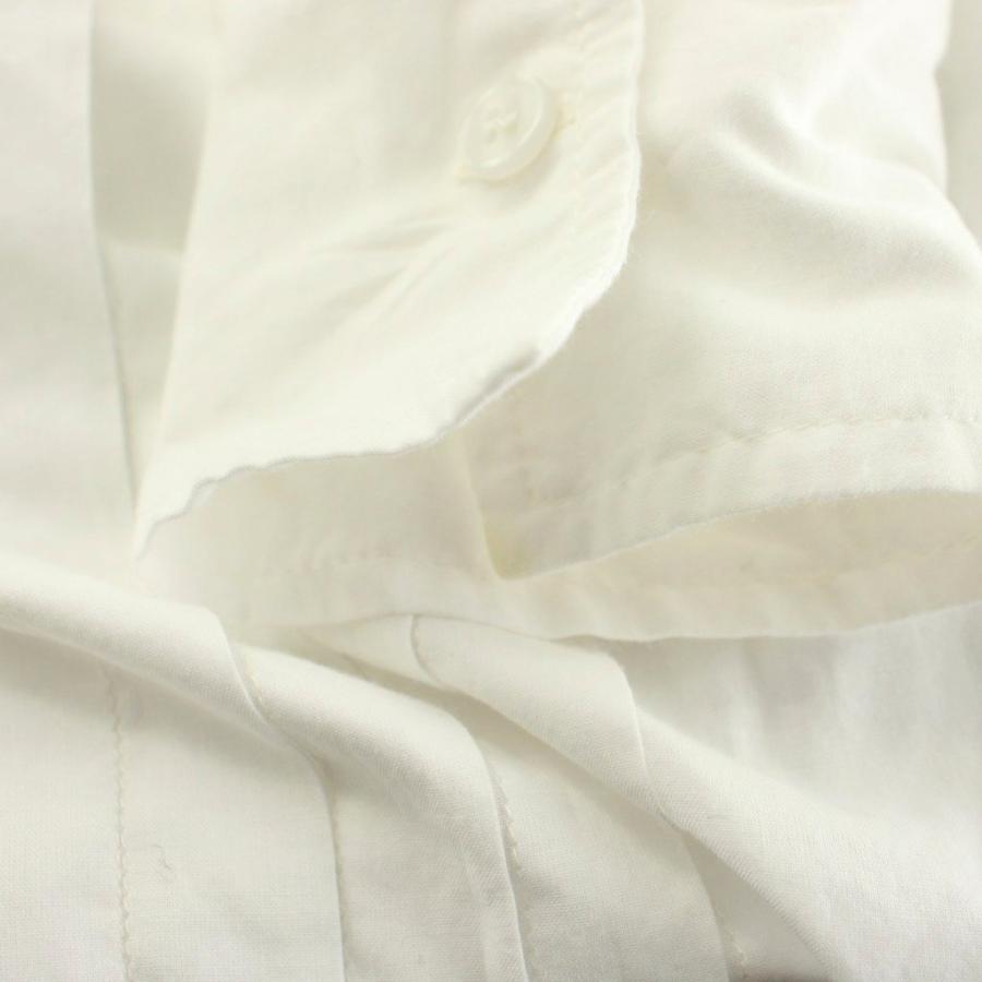 クリンクル Crinkle 24AW リボンタックブラウス シャツ 長袖 F 白 