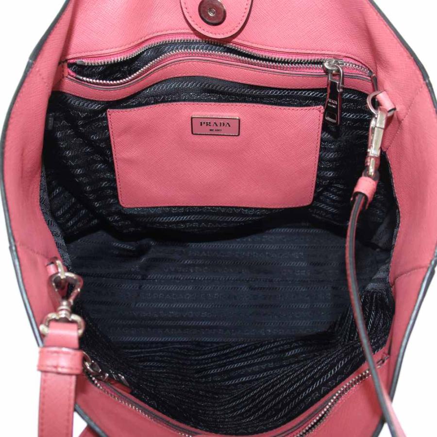 PRADAプラダ サフィアーノ 2WAYハンドバッグ ピンク PRADA（プラダ） サフィアーノソフト 2WAY トートバッグ ハンドバッグ