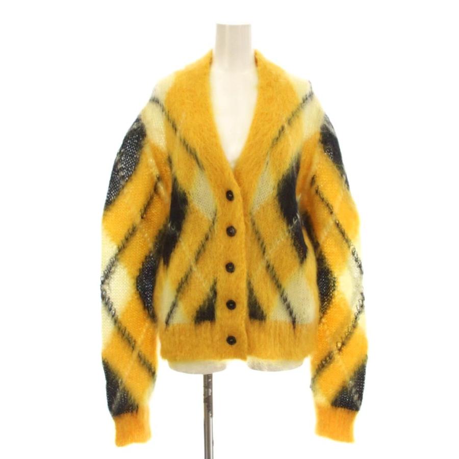 MARNI（マルニ） モヘア ニットカーディガン 長袖 40 黄色 CDMD0259Q0