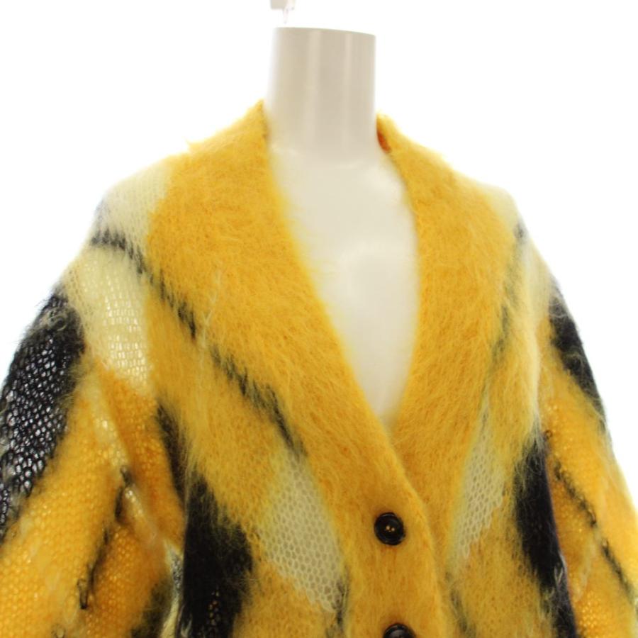 MARNI（マルニ） モヘア ニットカーディガン 長袖 40 黄色 CDMD0259Q0