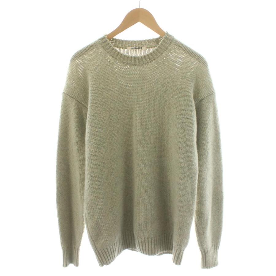 オーラリー AURALEE 20AW CAMEL WOOL MIX KNIT P/O ニット