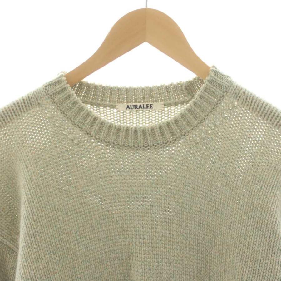 オーラリー AURALEE 20AW CAMEL WOOL MIX KNIT P/O ニット