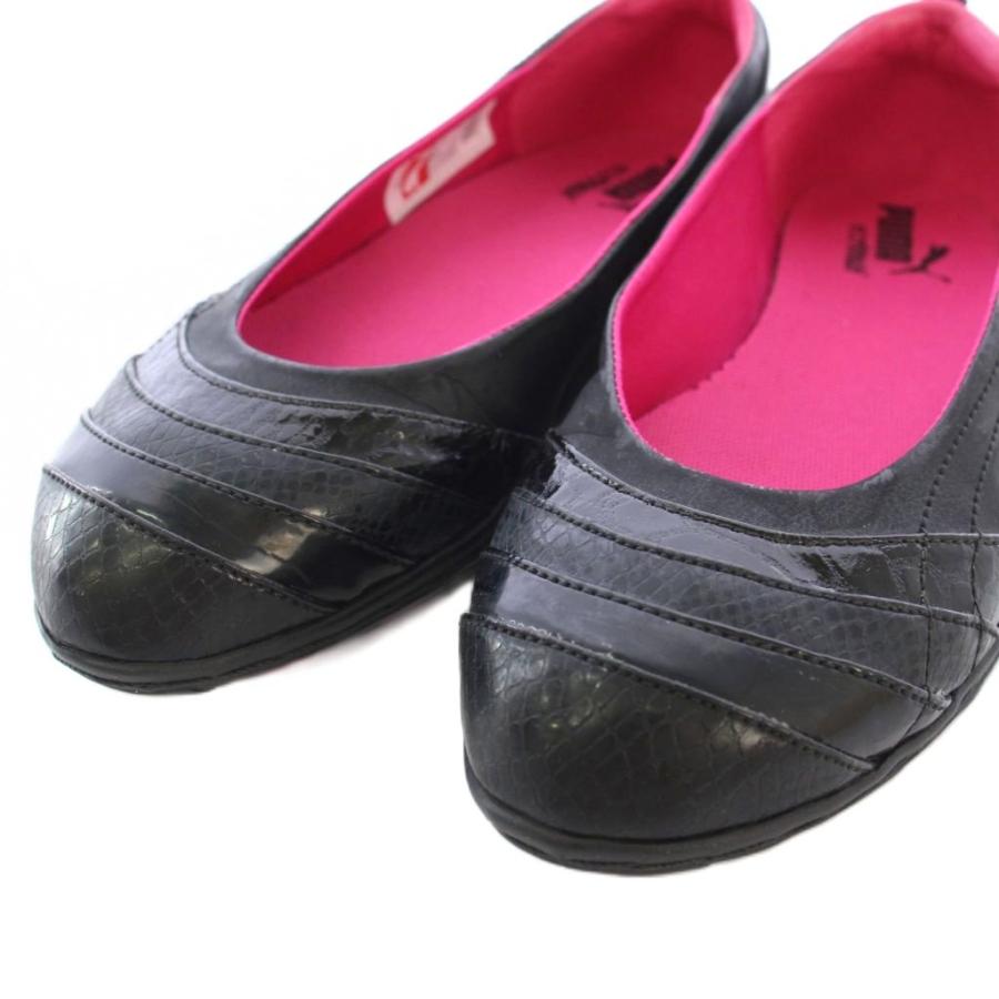 PUMA（プーマ） パンプス バレエシューズ フラットシューズ パイソン