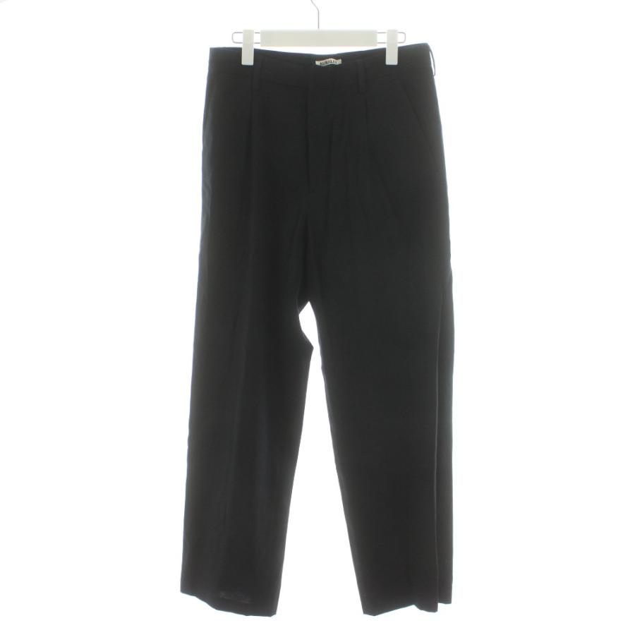 オーラリー 24SS HARD TWIST COTTON SILK VIYELLA SLACKS パンツ