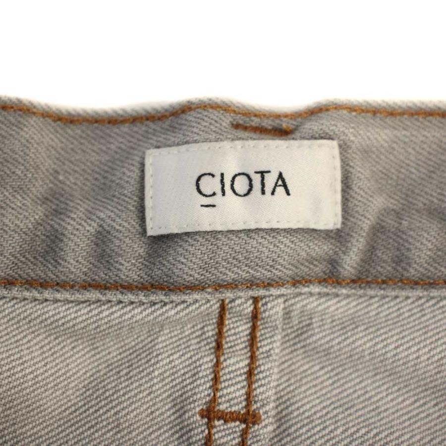 シオタ CIOTA スビンコットン 13.5oz テーパードデニムパンツ ジーンズ 