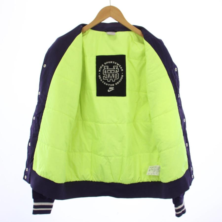 NIKE（ナイキ） スタジャン ジャケット ロゴ ナイロン M 紫 383813-535