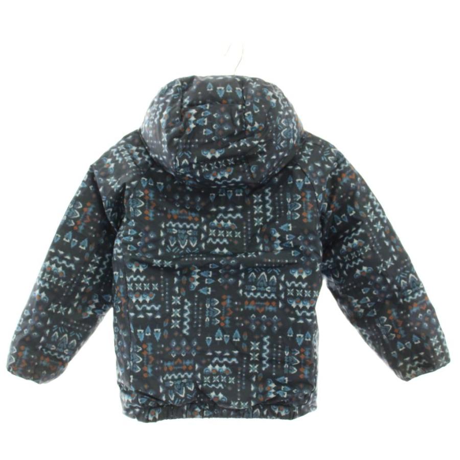パタゴニア Patagonia 子ども服 ダウンジャケット リバーシブル 4T 紺