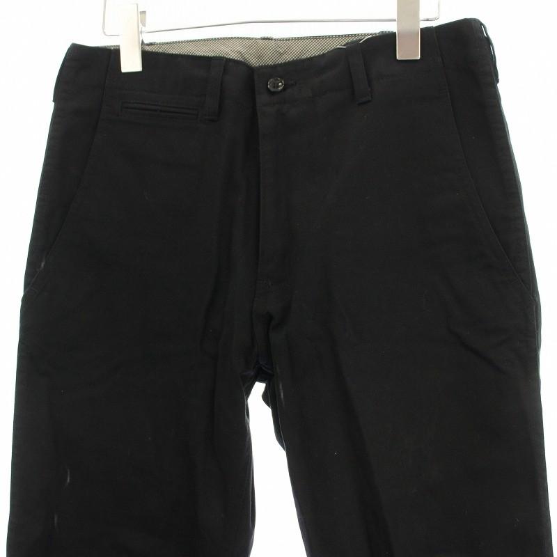 COMME des GARÇONS HOMME AD2009 ブラックチノパン コムデギャルソンオム COMME des GARCONS HOMME AD2009 コットン