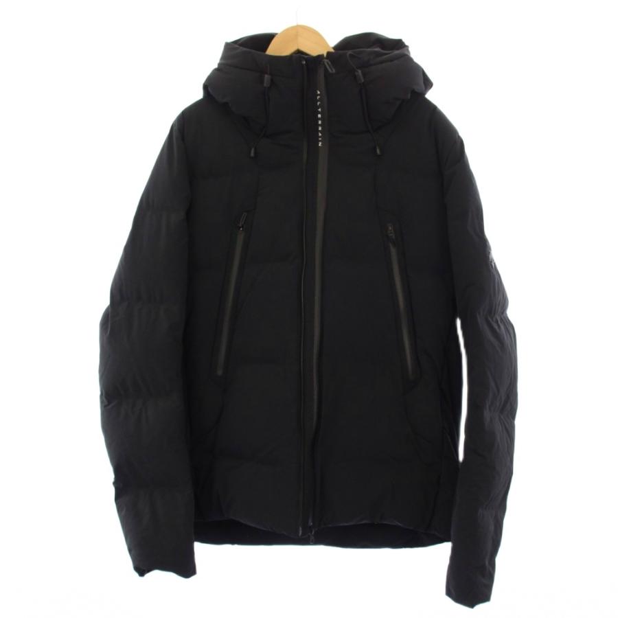 デサント　黒 フード付き ダウンジャケット デサント DESCENTE BYBORRE 水沢ダウン ダウンジャケット フーディ