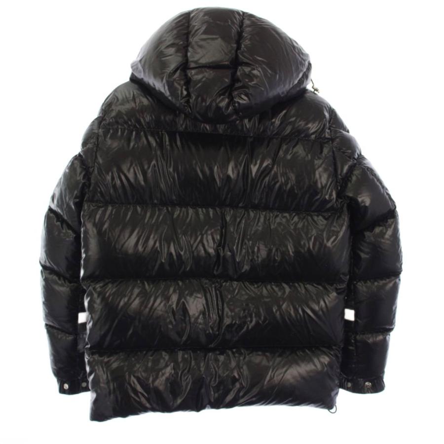 ヴァレンティノ ヴァレンチノ  VALENTINO モンクレール MONCLER ダウンジャケット フーディ ジップアップ ロゴ 46 黒 SV3CN00A5AG /KH メンの画像