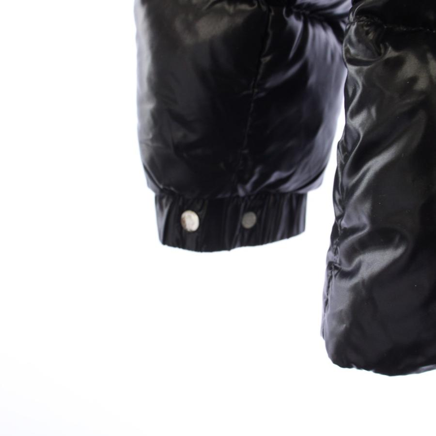 ヴァレンティノ ヴァレンチノ  VALENTINO モンクレール MONCLER ダウンジャケット フーディ ジップアップ ロゴ 46 黒 SV3CN00A5AG /KH メンの画像