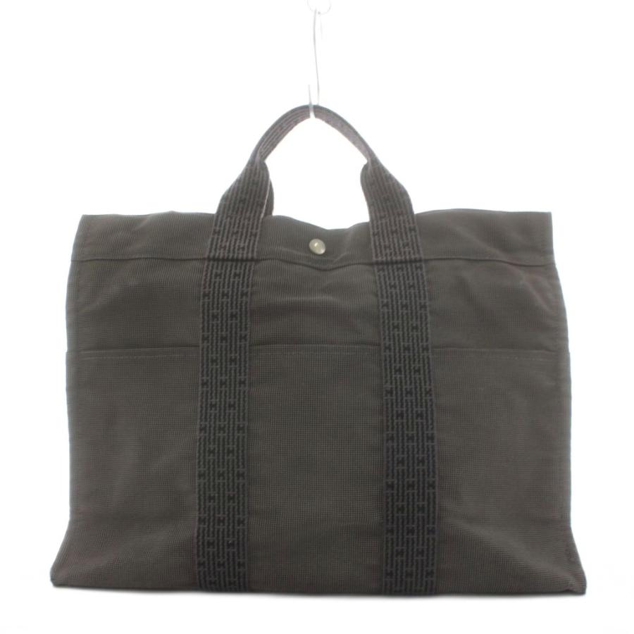 HERMES エルメス エールライン トートバッグ MM グレー HERMES（エルメス） エールラインMM ハンドバッグ トートバッグ グレー