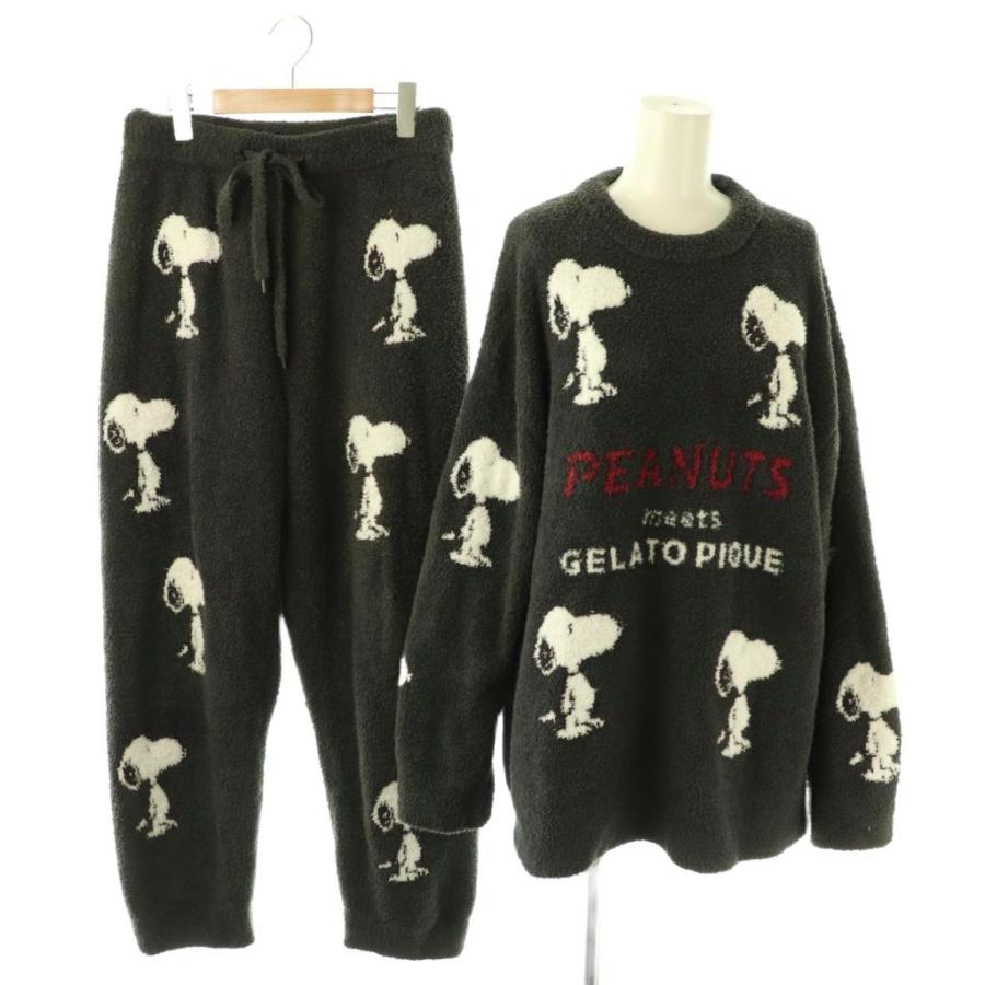 ジェラートピケ × ピーナッツ 23SS セットアップ ルームウェア ニット