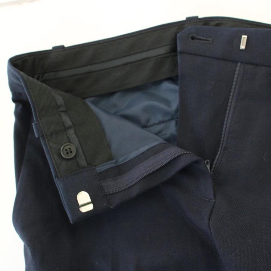 Theory 【セオリー】ネイビー ストレッチキャンバス素材 クロップドパンツ theory（セオリー） Theory 22SS STRETCH CANVAS ストレッチ
