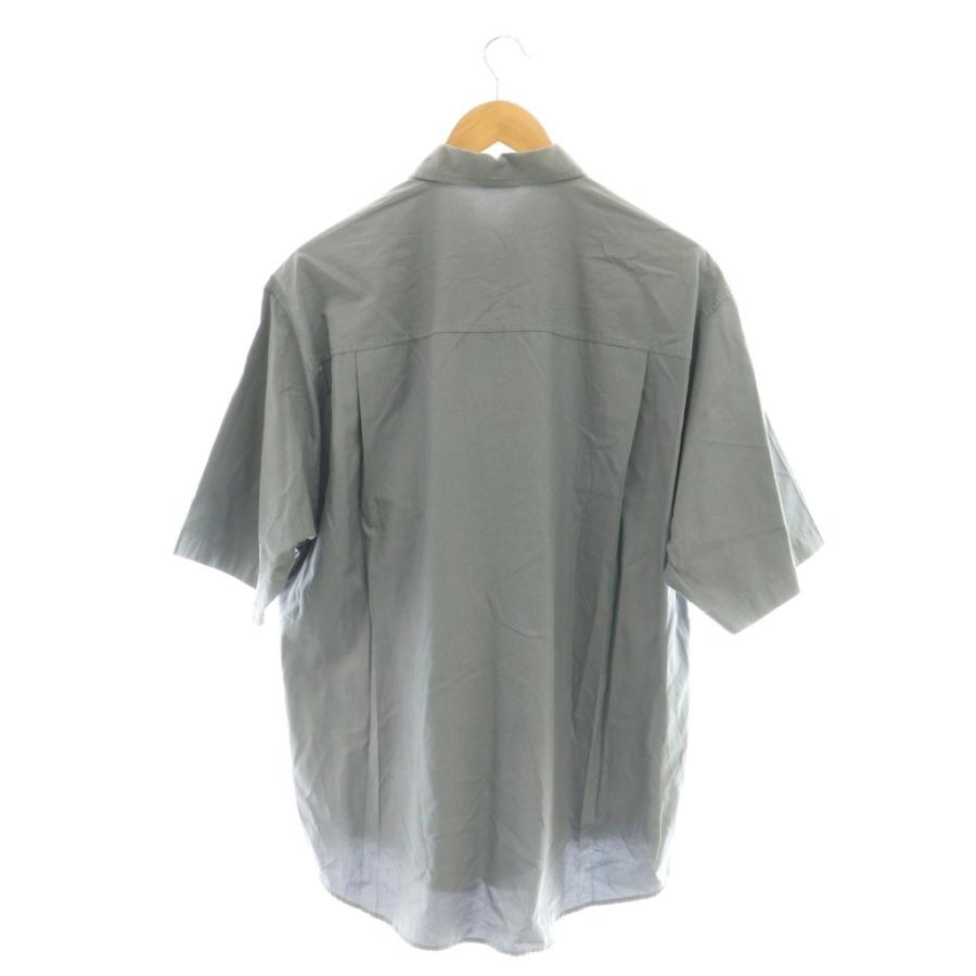 オーラリー AURALEE WASHED FINX TWILL BIG HALF SLEEVED SHIRTS