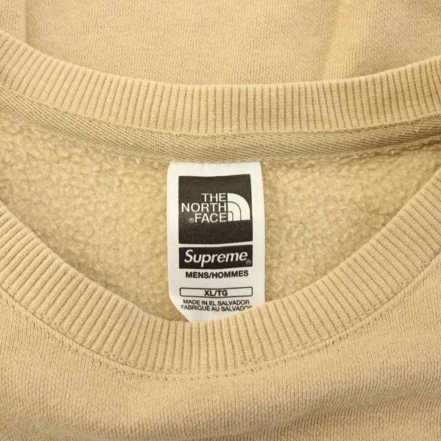 ザノースフェイス THE NORTH FACE Supreme 24SS Crewneck スウェット トレーナー 長袖 ロゴ 裏起毛 XL ベージュ NT02411I /KH メンズ_2