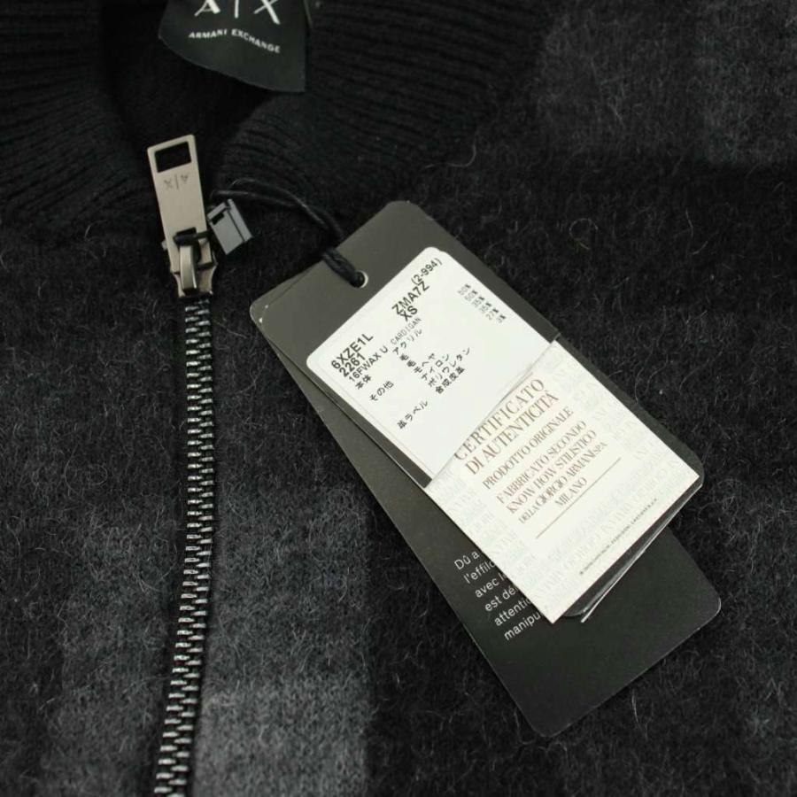 未使用品 アルマーニエクスチェンジ ニットブルゾン ジャケット