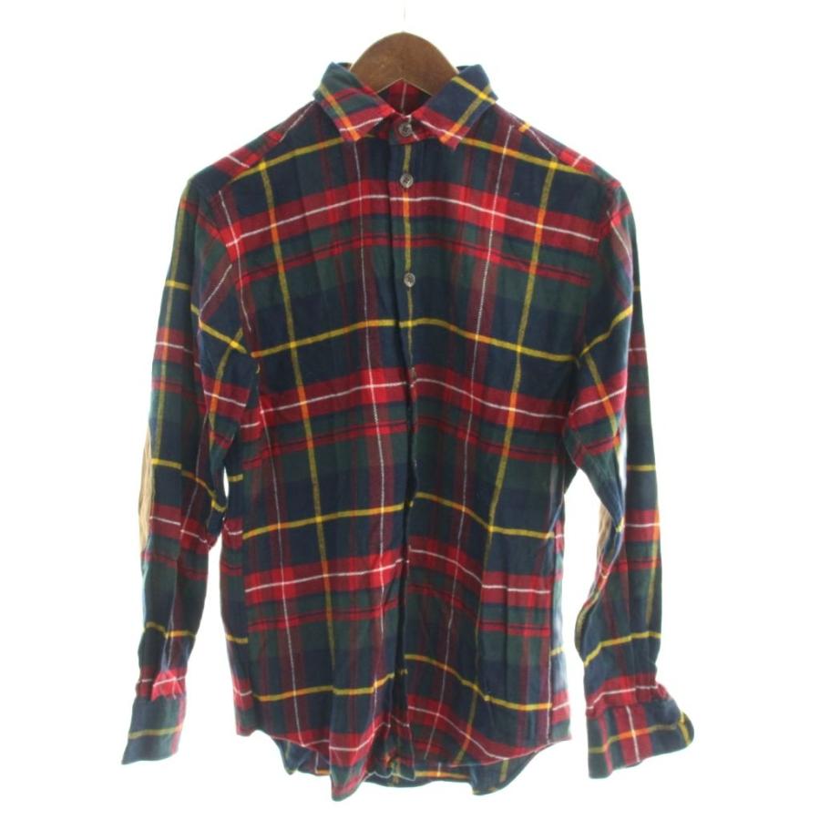 ポロ ラルフローレン POLO RALPH LAUREN フランネルシャツ XS 赤