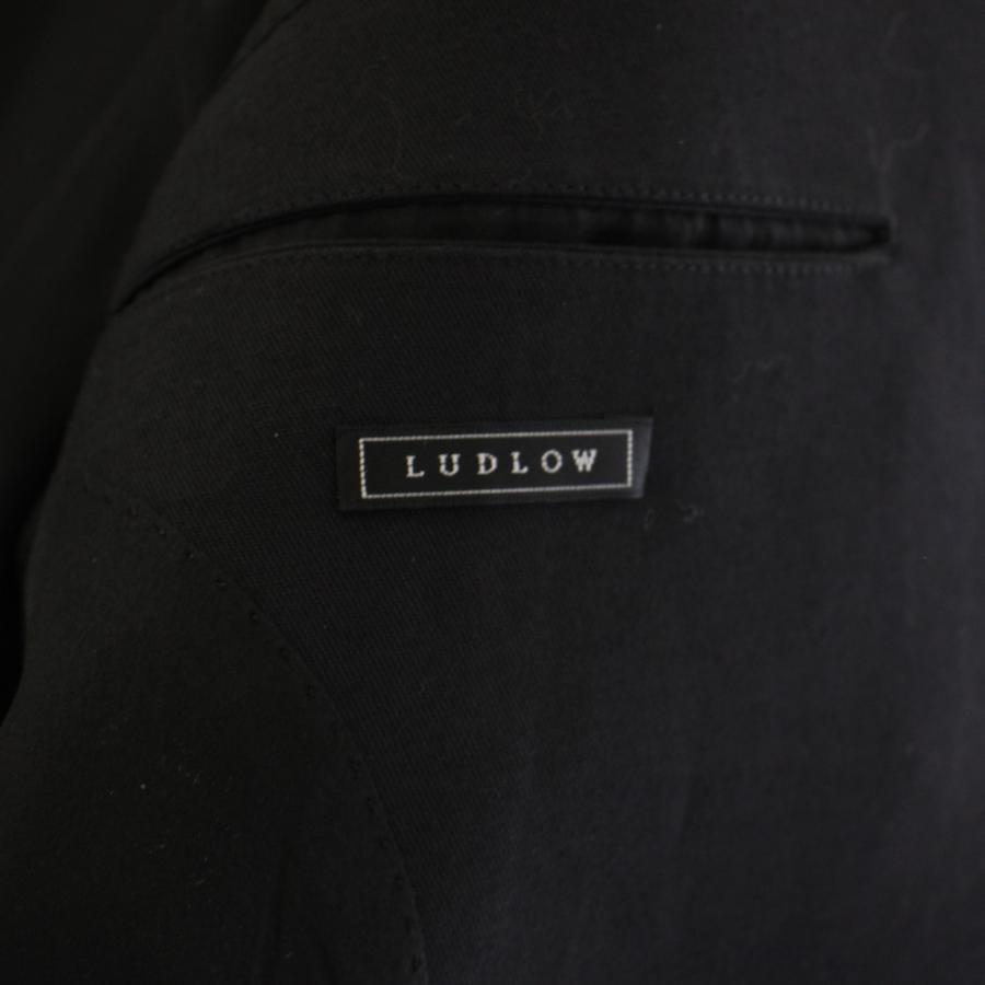 ラドロー LUDLOW Vanessa ノーカラージャケット 1 黒 22-LD22A-JK004-013-009 /KH レディースの画像
