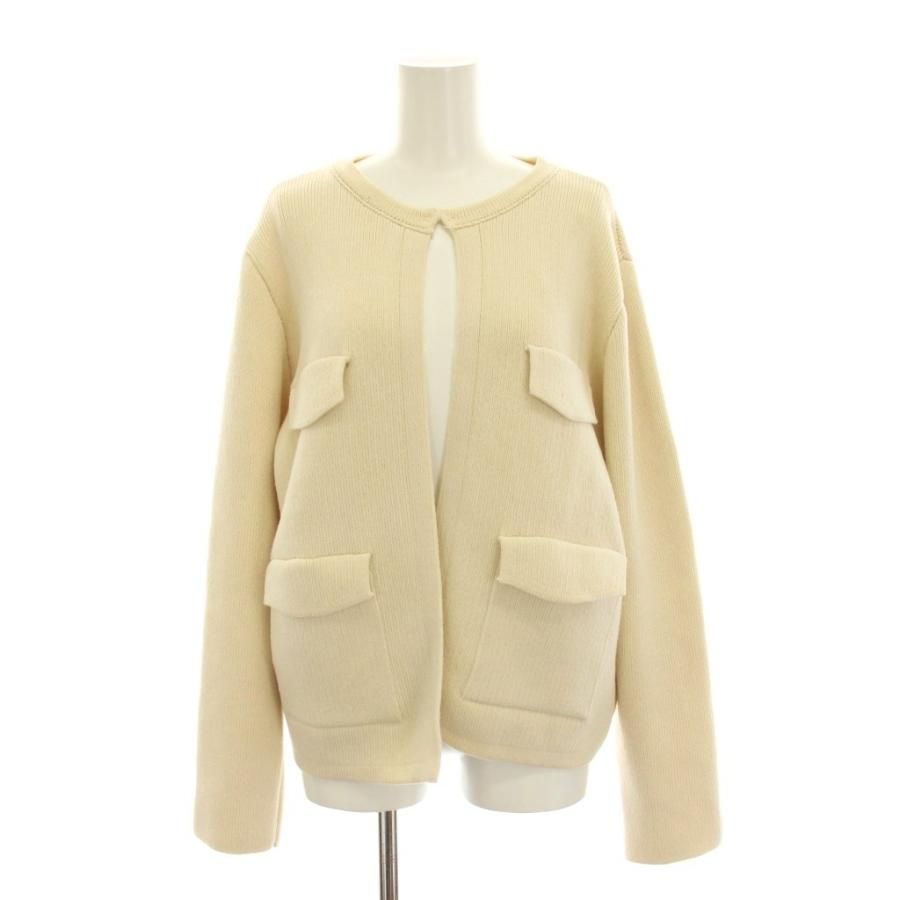 ZARA（ザラ） カーディガン ニット XL アイボリー オフホワイト 長袖