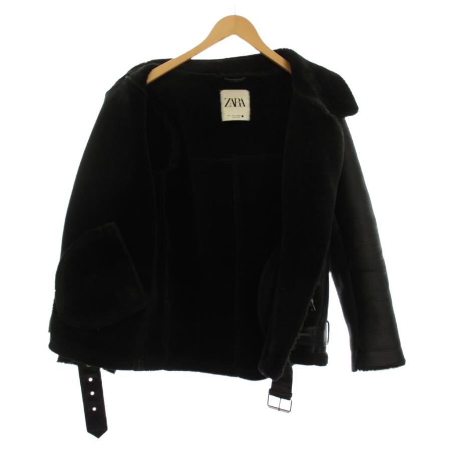 ZARA（ザラ） ZARA B-3 フェイクムートンジャケット ライダース