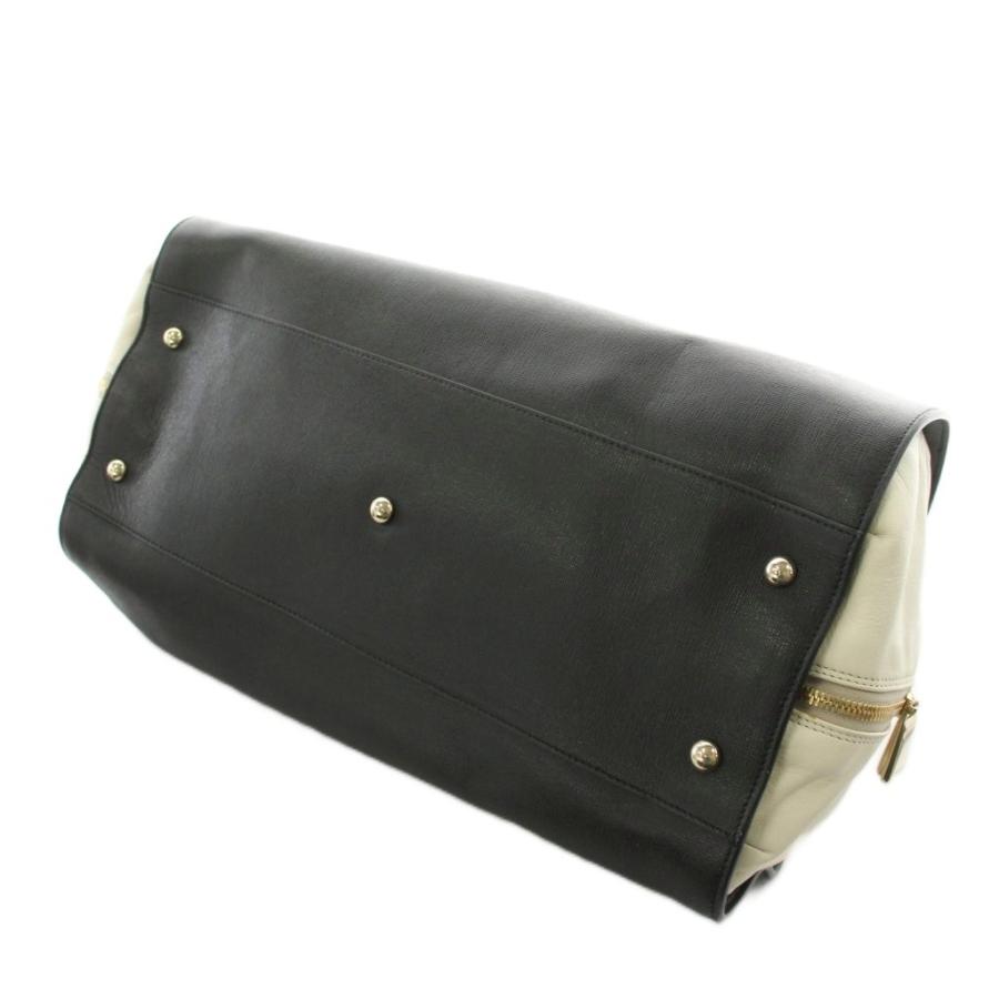 FURLA（フルラ） ボストンバッグ ハンドバッグ レザー 黒 ブラック 白 