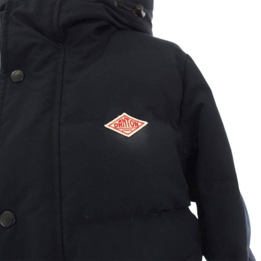 ダントン DANTON ダウンジャケット フーディ 36 ネイビー JD-8931 /KH