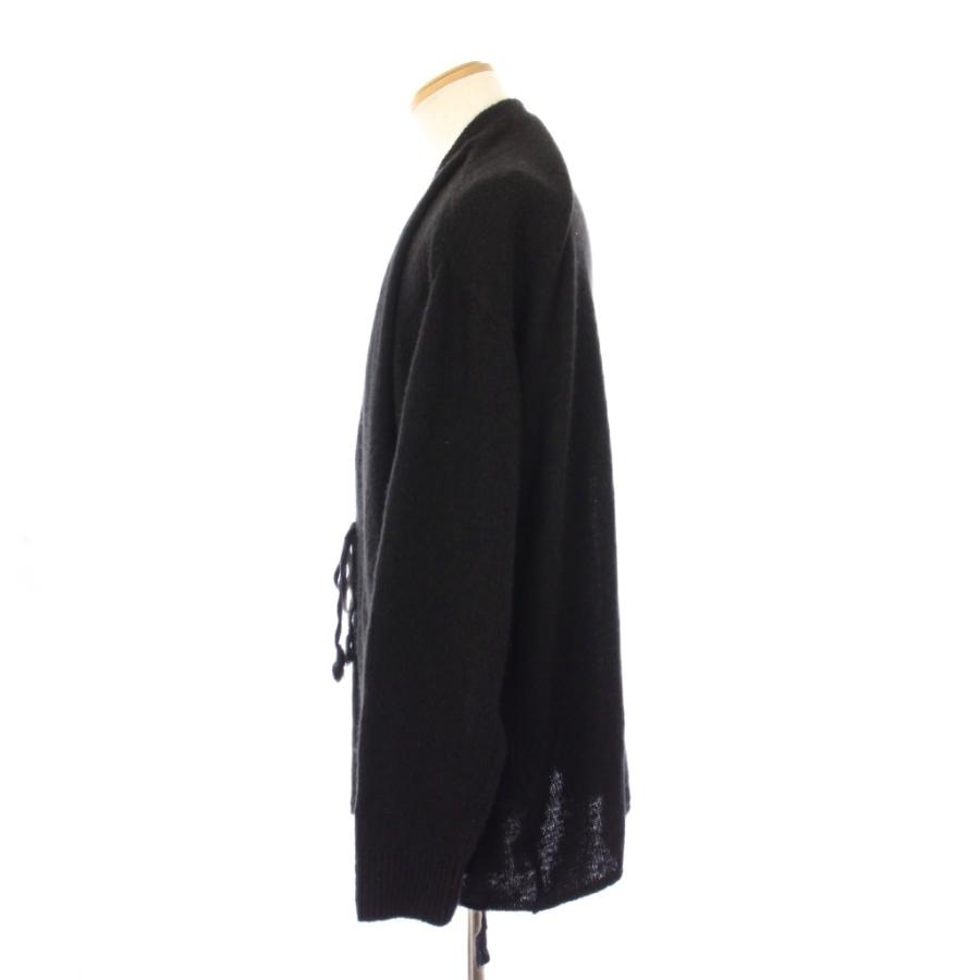 コモリ カシミヤ製品染 ニットカーディガン 長袖 3 黒 A03-06001 コモリ COMOLI カシミヤ製品染 ニットカーディガン 長袖 3 黒 A03
