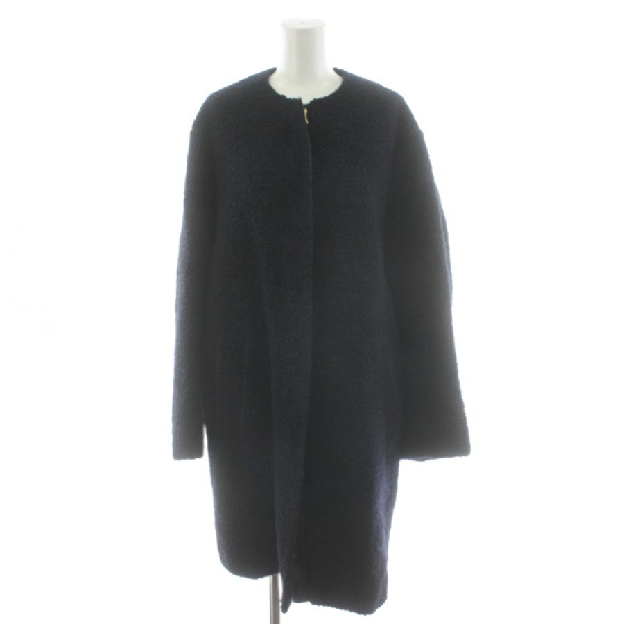イエナ IENA 22AW ブークレウールトラペーズコート ノーカラー
