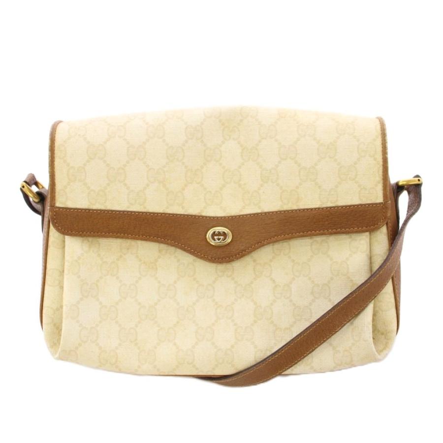 GUCCI/グッチ/GGキャンバス/ショルダーバッグ/インターロッキング