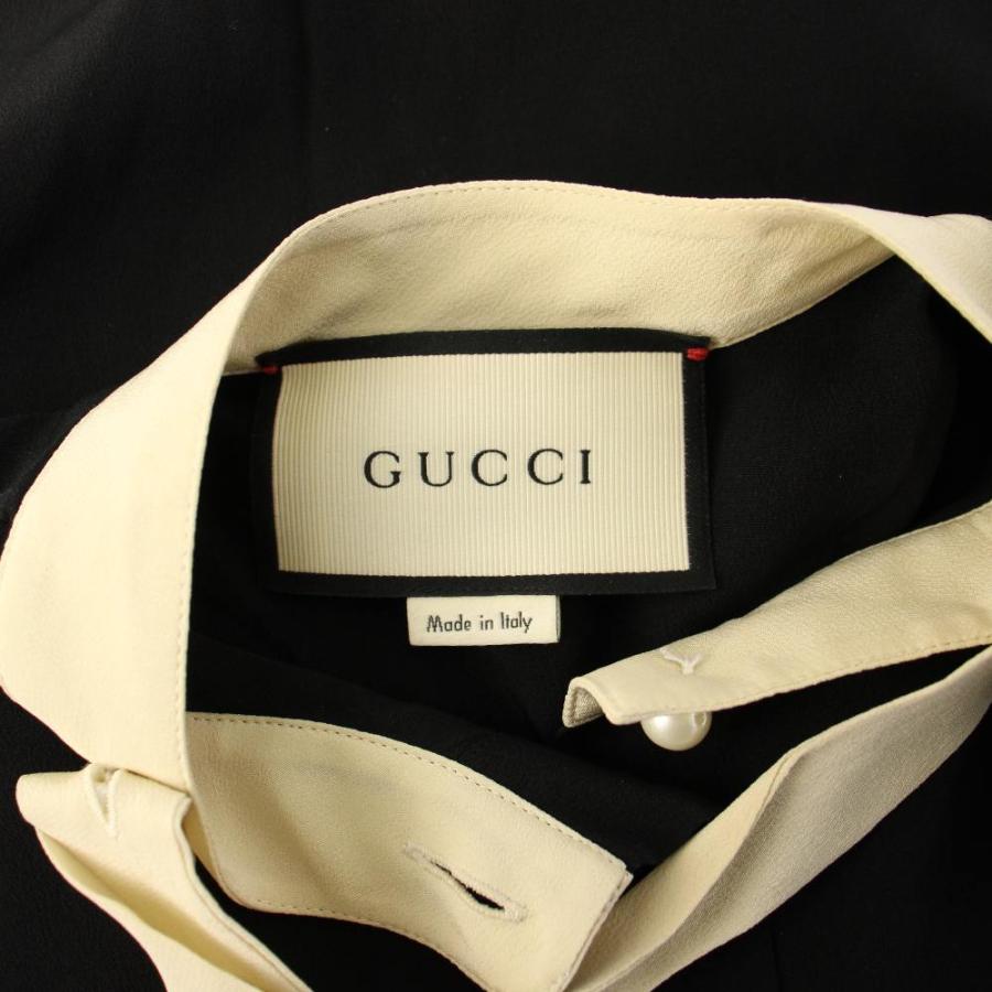 GUCCI（グッチ） シルクブラウス シャツ 長袖 ボウタイ インター 