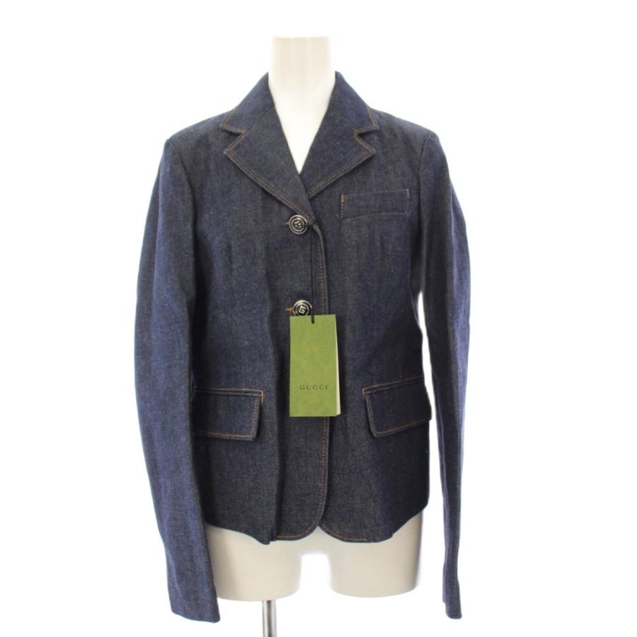 グッチ　GUCCI テーラードジャケット【美品】 GUCCI（グッチ） 未使用品 デニムブレザー テーラードジャケット G