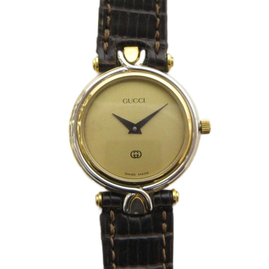 GUCCI（グッチ） 腕時計 アナログ 2針 クォーツ ゴールド色 シルバー色 