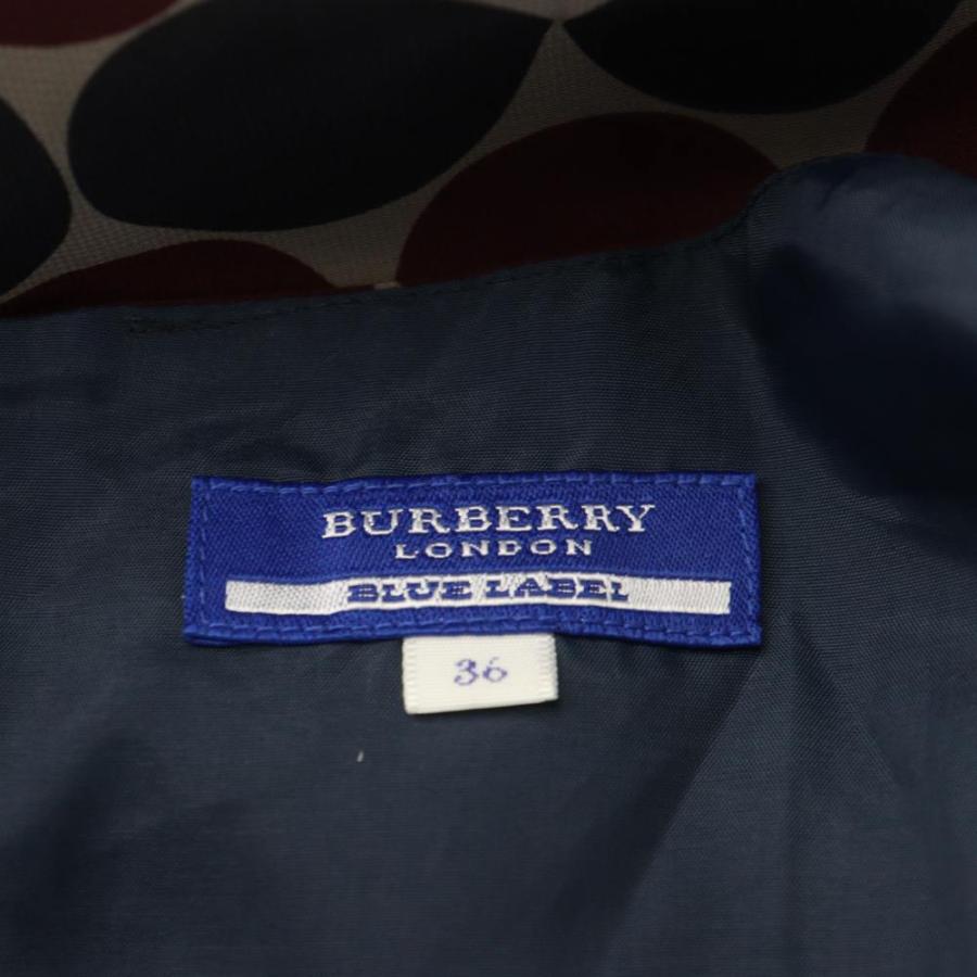 BURBERRY BLUE LABEL（バーバリーブルーレーベル） ワンピース 36 赤