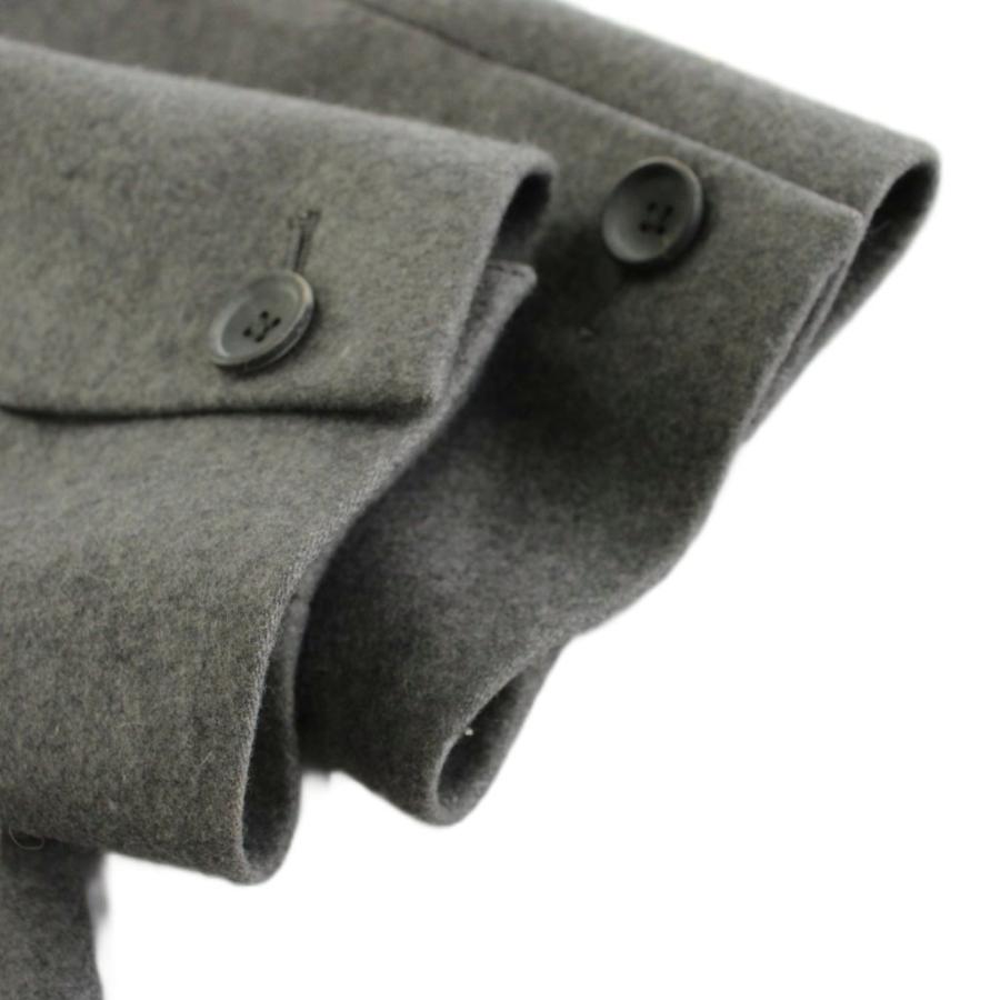 【美品】THE RERACS チェスターコート　ウール　38 グレー　日本製 ザ リラクス THE RERACS チェスターフィールドコート ロング ウール 38