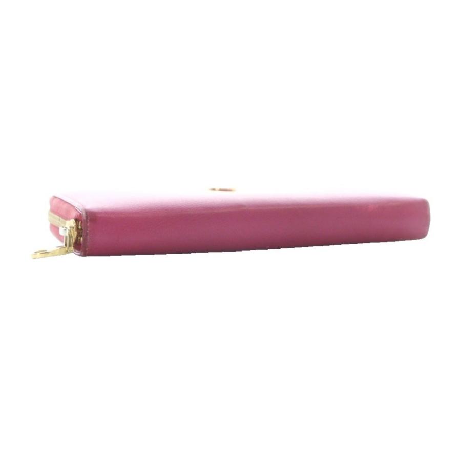 LOEWE（ロエベ） 長財布 財布 ピンク ラウンドファスナー 小銭入れ