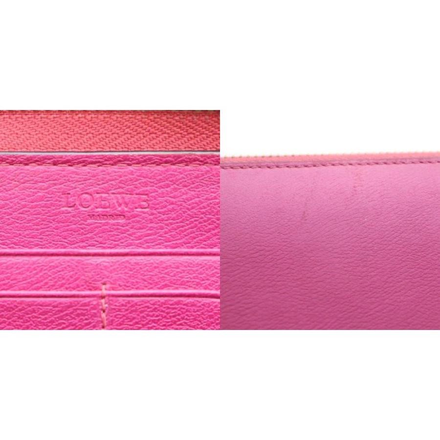 LOEWE ロエベ 長財布 財布 ピンク LOEWE（ロエベ） 長財布 財布 ピンク ラウンドファスナー 小銭入れ