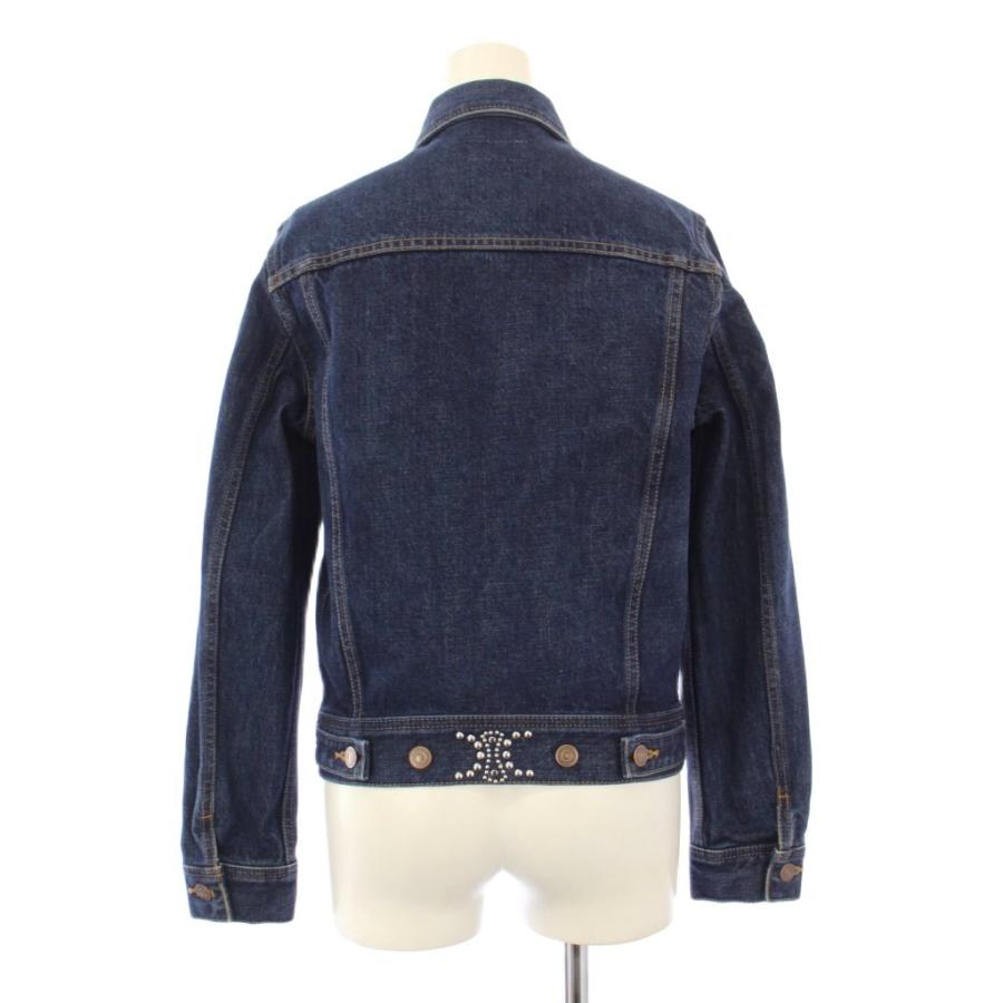 ✨新品未使用タグ付✨セリーヌ　23ss トリオンフスタッズ　デニムジャケット CELINE（セリーヌ） 未使用品 トリオンフ スタッズ デニムジャケット G