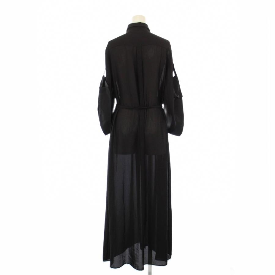 ハイク HYKE 24SS SHEER TWILL BELL-SLEEVE DRESS シアーツイルベル