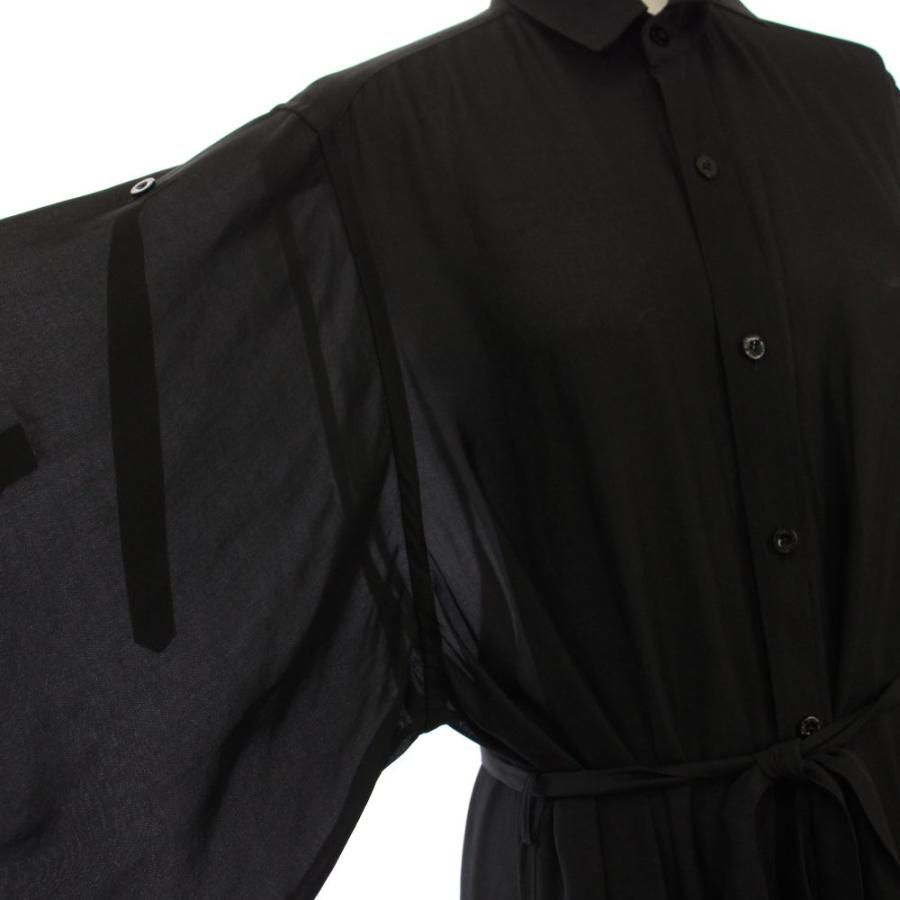 ハイク HYKE 24SS SHEER TWILL BELL-SLEEVE DRESS シアーツイルベル