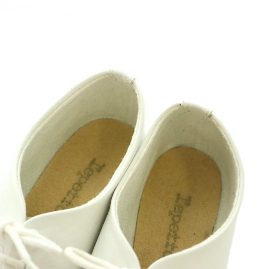 美品♡レペット　ホワイト レースアップ シューズ レペット Repetto レースアップシューズ 36 22.7cm 白 /MI レディース