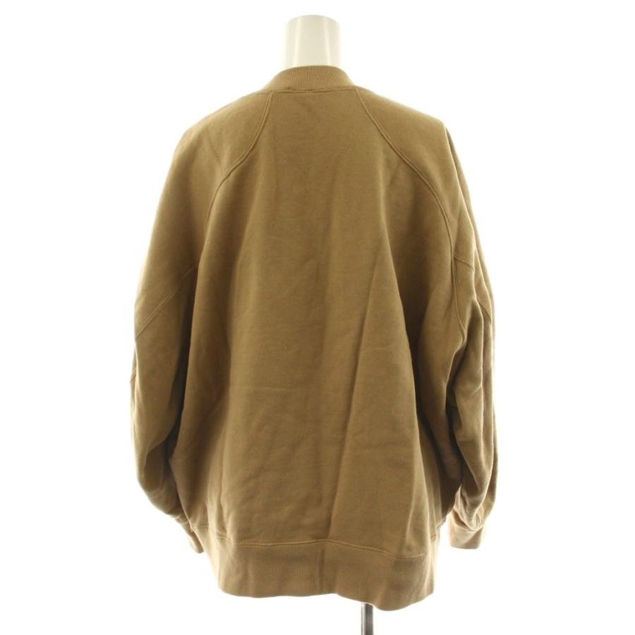 マメクロゴウチ Mame Kurogouchi 22SS Cording Embroidered Oversized Sweatshirt スウェット トレーナー 1 茶 ブラウン 長袖_2