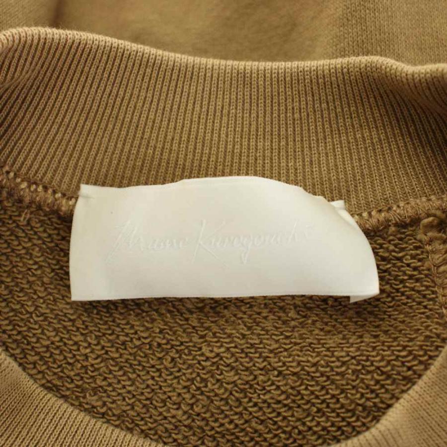 マメクロゴウチ Mame Kurogouchi 22SS Cording Embroidered Oversized Sweatshirt スウェット トレーナー 1 茶 ブラウン 長袖_3